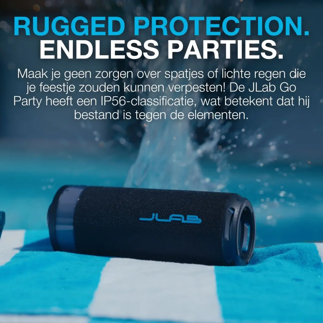 JLab Go IEUSBGORBLK82 Draadloze Bluetooth Speaker - 10W - Zwart
