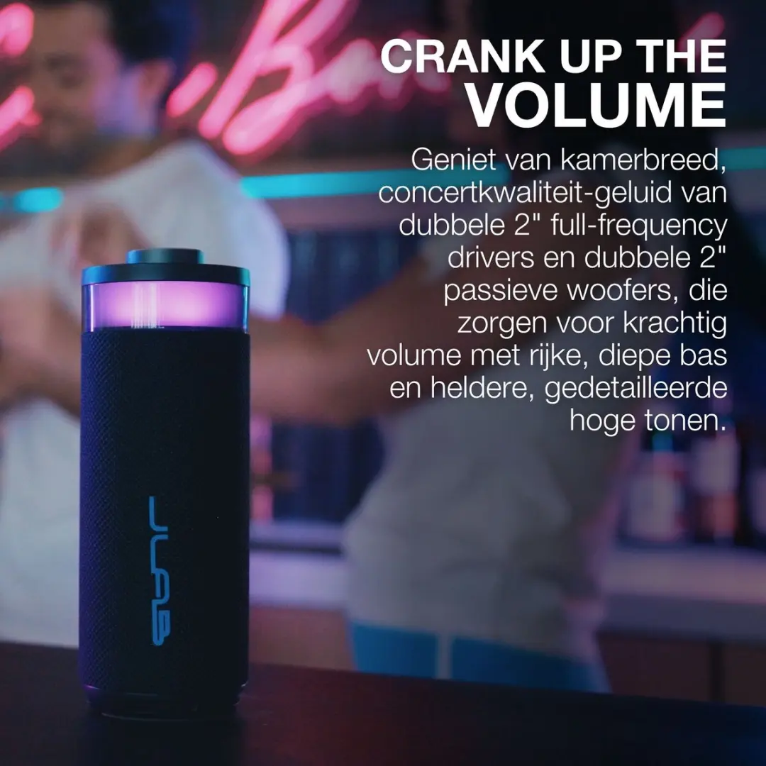 JLab Go IEUSBGORBLK82 Draadloze Bluetooth Speaker - 10W - Zwart