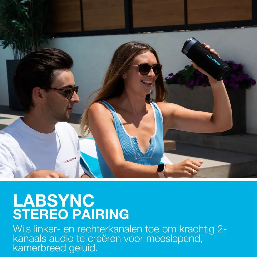 JLab Go IEUSBGORBLK82 Draadloze Bluetooth Speaker - 10W - Zwart