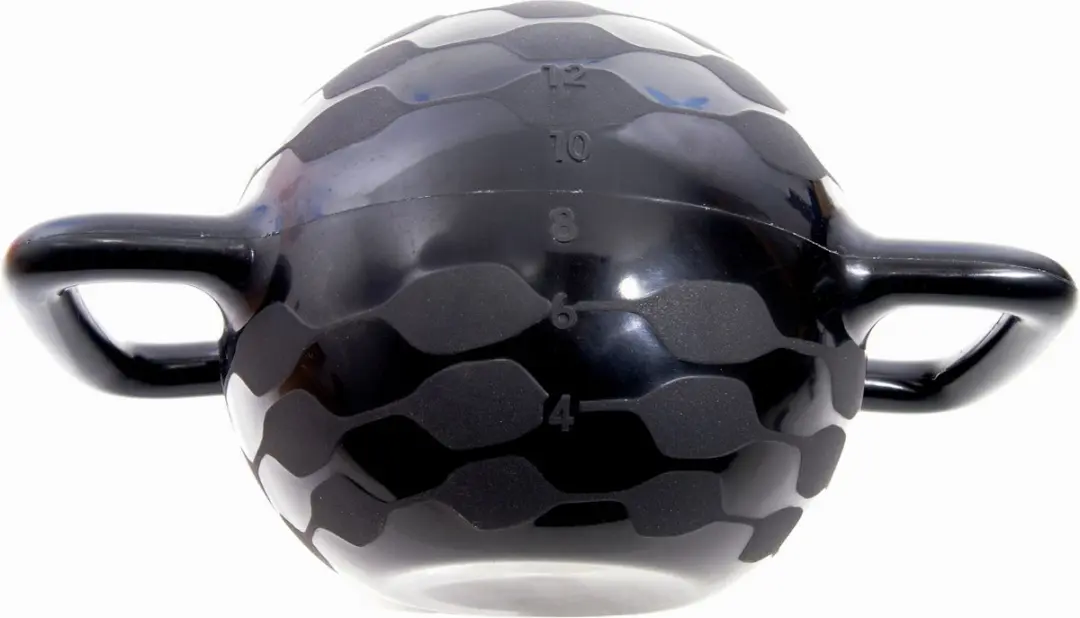 Muscle Power Water Gevulde Kettlebell 1-5kg - Zwart
