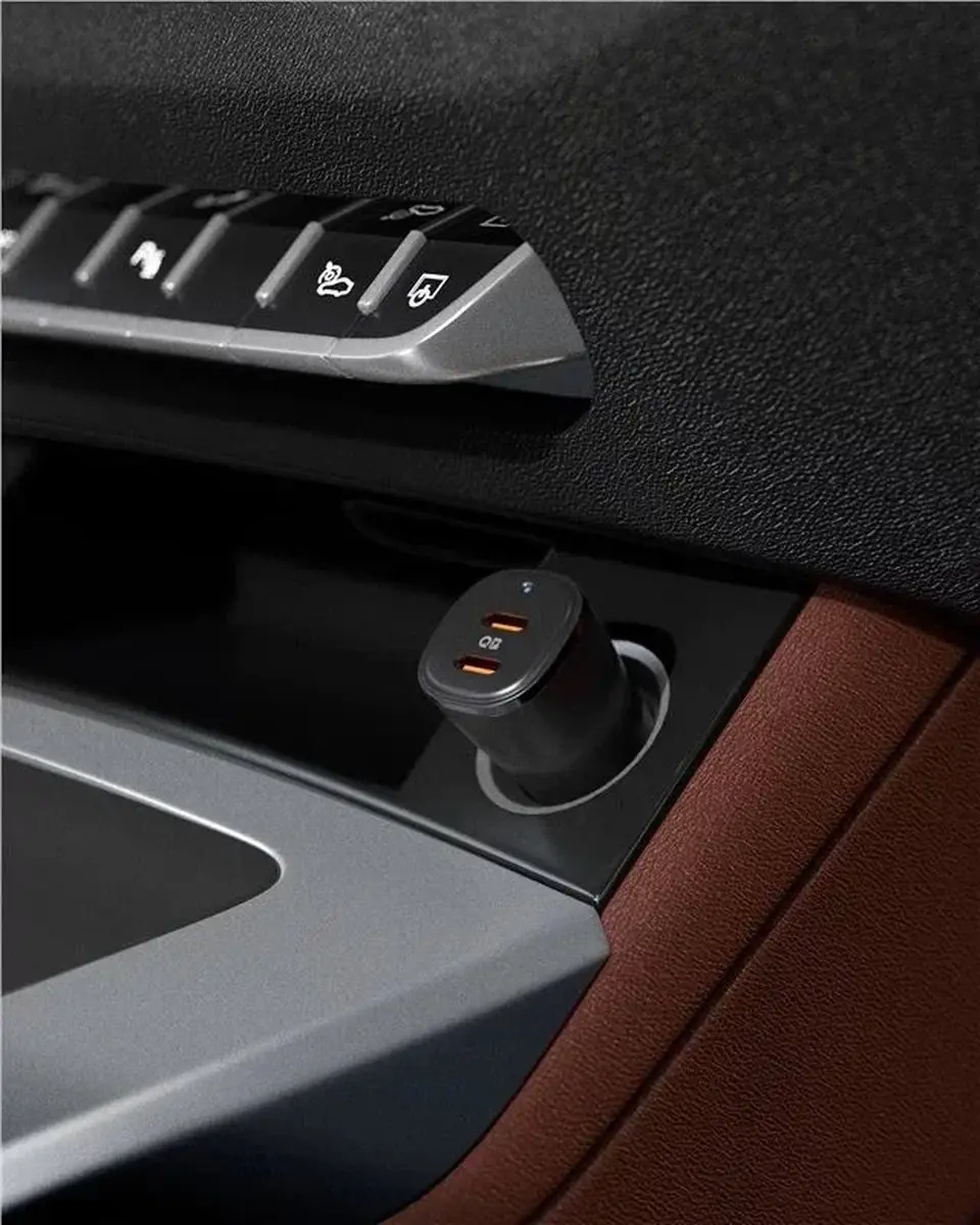 Spigen ArcStation Essential ACP08523 Auto Snellader - 30W/20W USB-C - Zwart