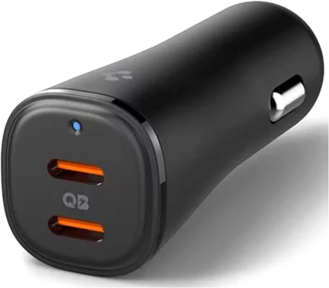Spigen ArcStation Essential ACP08523 Auto Snellader - 30W/20W USB-C - Zwart