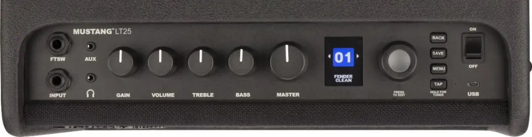 Fender Mustang LT25 Gitaarversterker - 25W - Zwart
