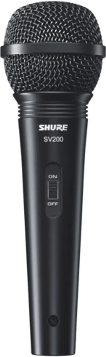 Shure SV200 Karaokemicrofoon - Zwart