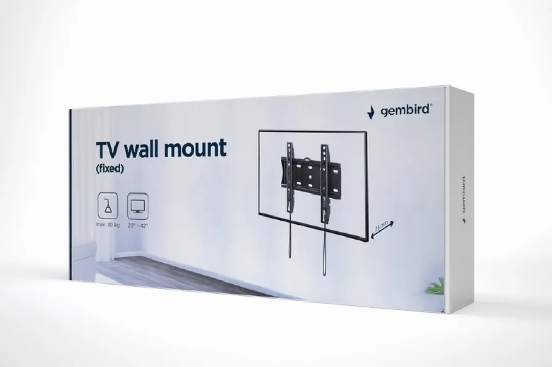 Gembird Ultra Slim TV Wandbeugel 23-42" - Zwart