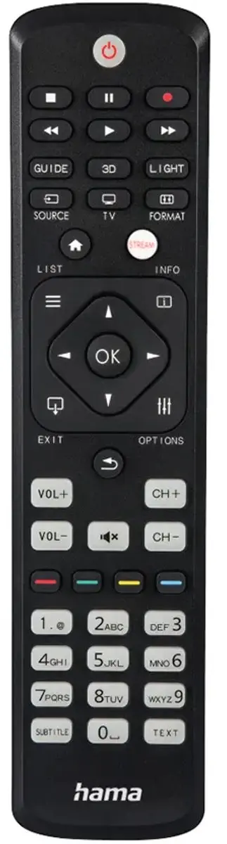 Hama Universele Afstandsbediening 00221063 - Philips TV - Zwart