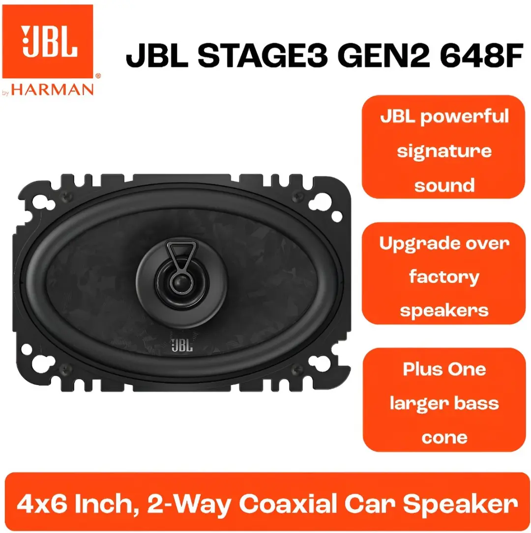 JBL Stage3 648F Autospeakers - 4x6 inch - 480W - afbeelding 6 van 6
