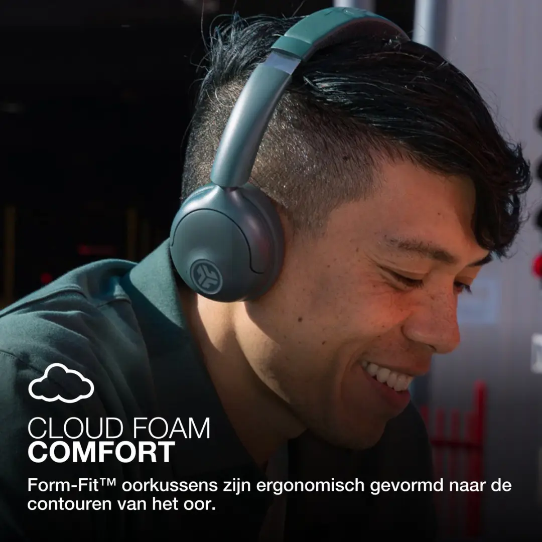 JLab Go Lux ANC IEUHBGOLUXANCRSGE93 Koptelefoon - 70 Uur - Groen
