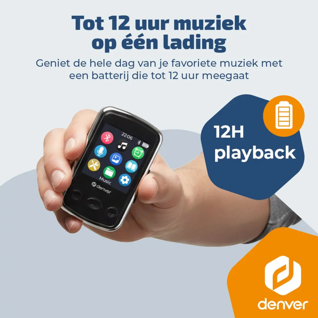 Denver MPS320B MP3 Speler - 32GB - Zwart