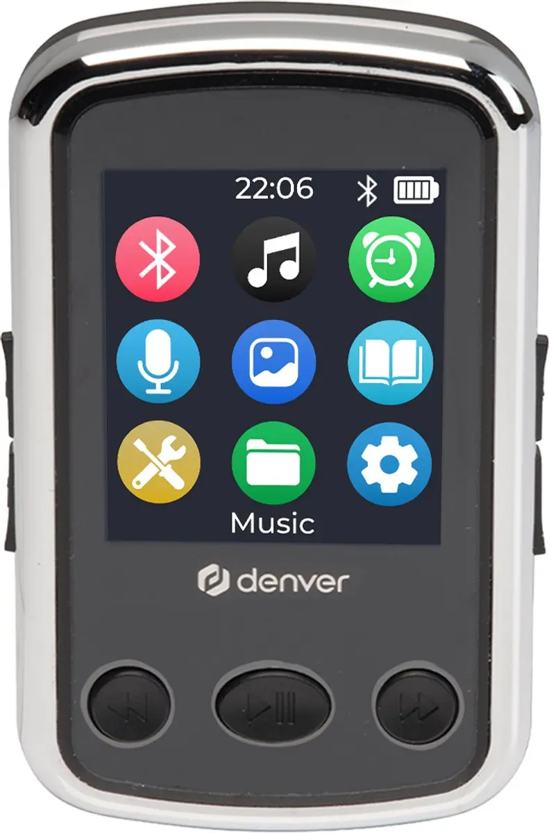 Denver MPS320B MP3 Speler - 32GB - Zwart - afbeelding 6 van 6