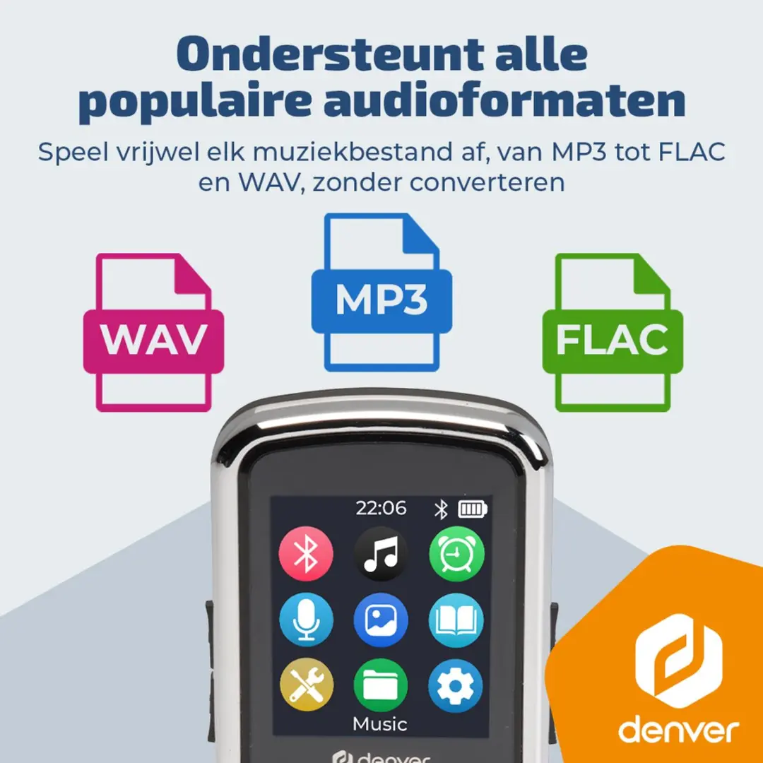 Denver MPS320B MP3 Speler - 32GB - Zwart