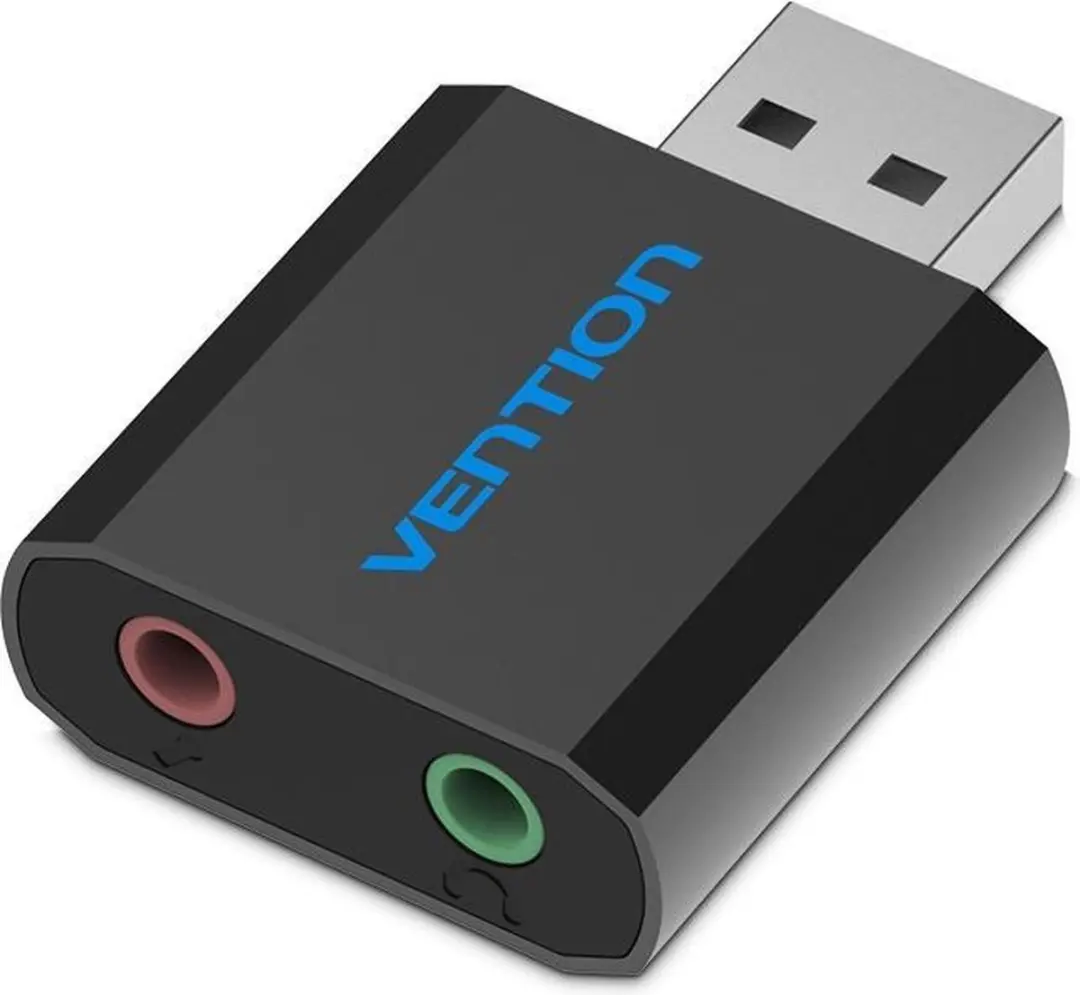 Vention VAB-S17-B USB Geluidskaart - Zwart