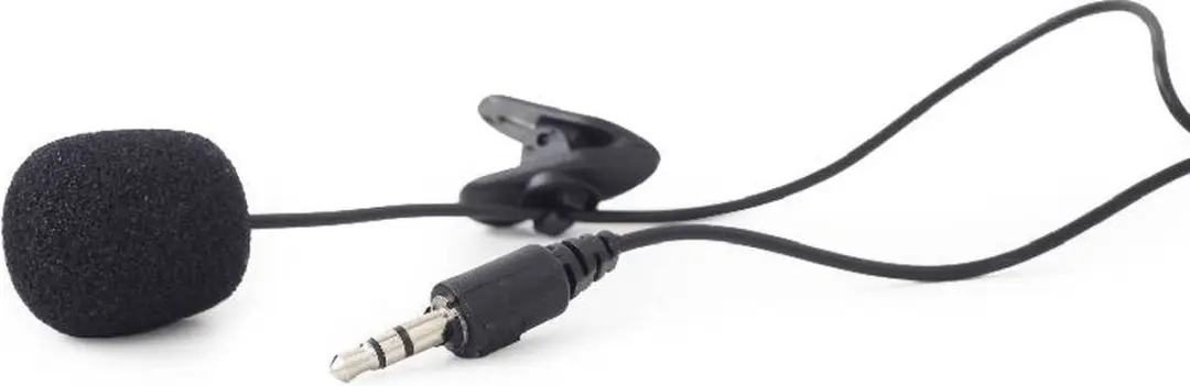 Gembird MIK051121 Clip-on Microfoon 3.5mm - Zwart