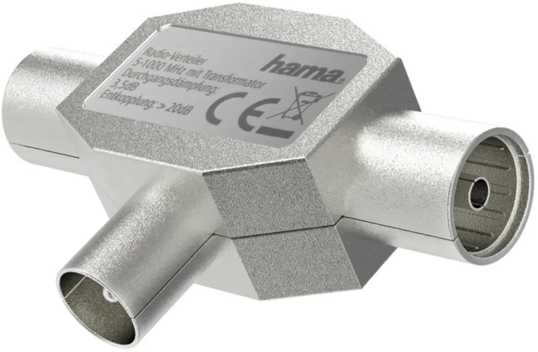 Hama Antenneverdeler 2-voudig 00205237
