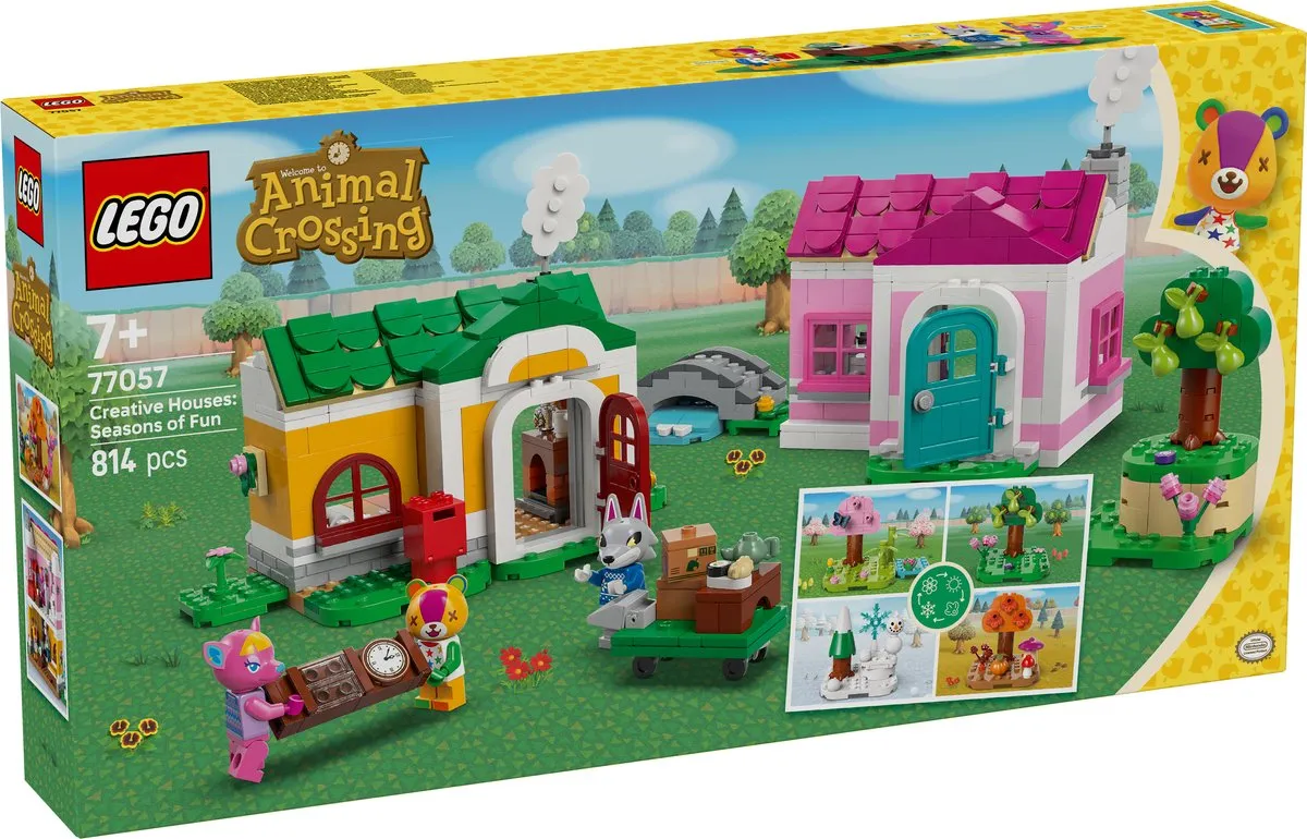 LEGO Animal Crossing Creatieve Huizen 77057 - 814 Stukken - 3 Minifiguren - Multicolor - afbeelding 6 van 6