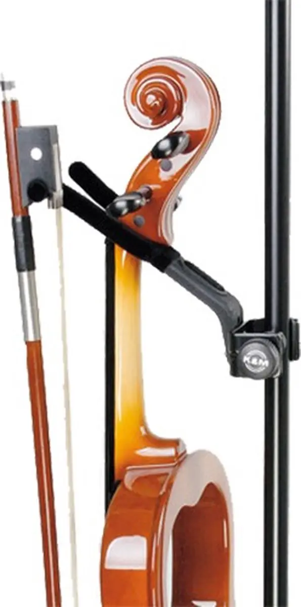 König & Meyer 15580 Violinenhouder met bogenhouder - afbeelding 6 van 6