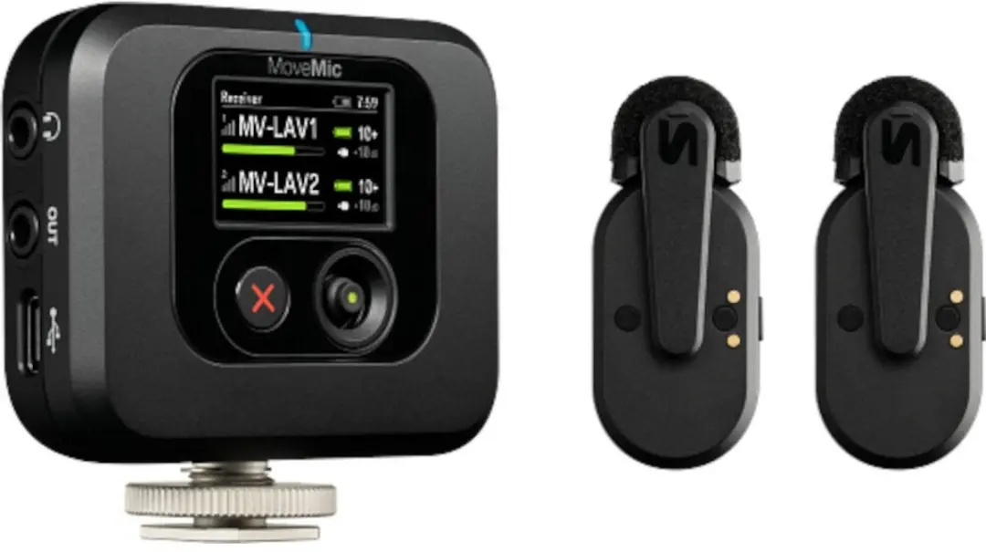 Shure MoveMic Two PAH0023737-000 Lavaliermicrofoon - o.a. Camera/Tablet