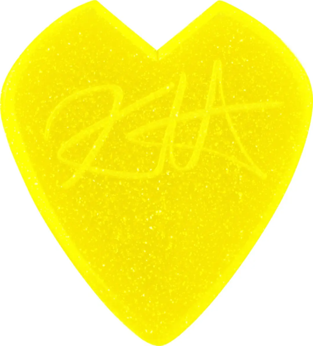 Dunlop Kirk Hammett Yellow Glitter Jazz II Plectrums - 6 Stuks