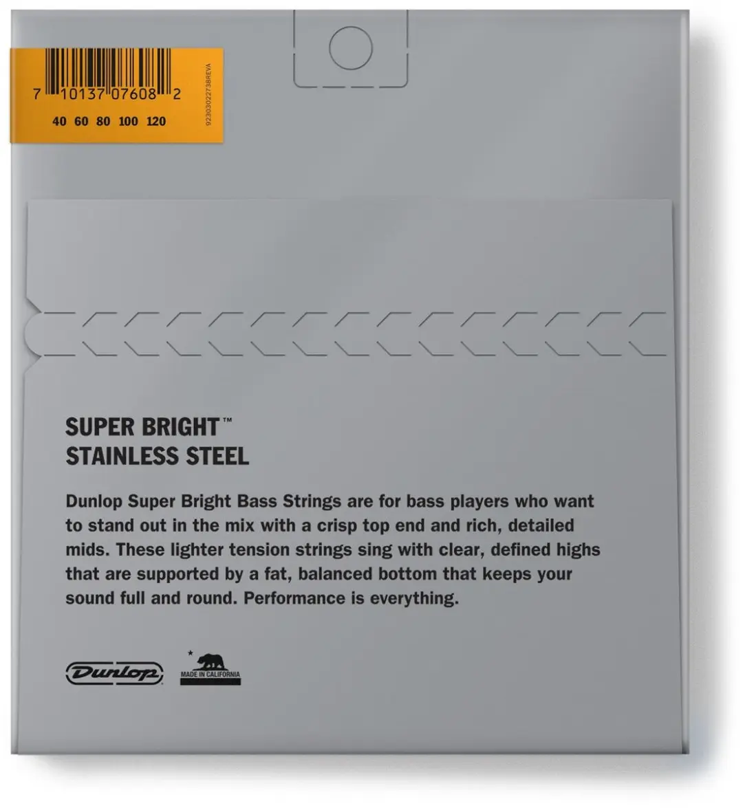 Dunlop Super Bright SS Light 40-120 - 6 Stuks