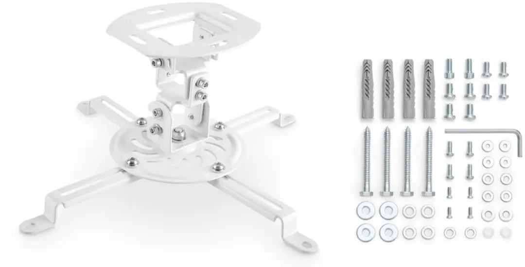 Hama Plafond Projectorbeugel 00220879 - Wit - 13,5kg - VESA 50x50