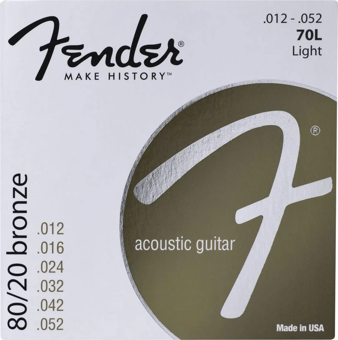 Fender A-Git 70L Akoestische Snaren - 6 Stuks