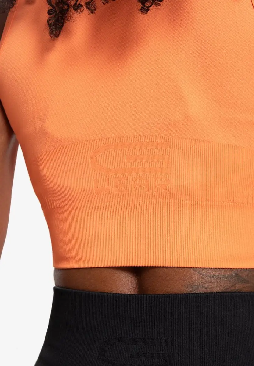 Gorilla Wear Olivia Seamless Crop Top - Perzik - M/L