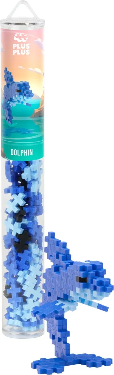 Plus-Plus Dolfijn 100-delig Bouwset 4325