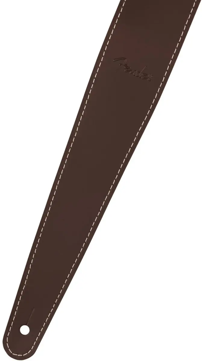 Fender Essentials Lederen Gitaarband - Bruin