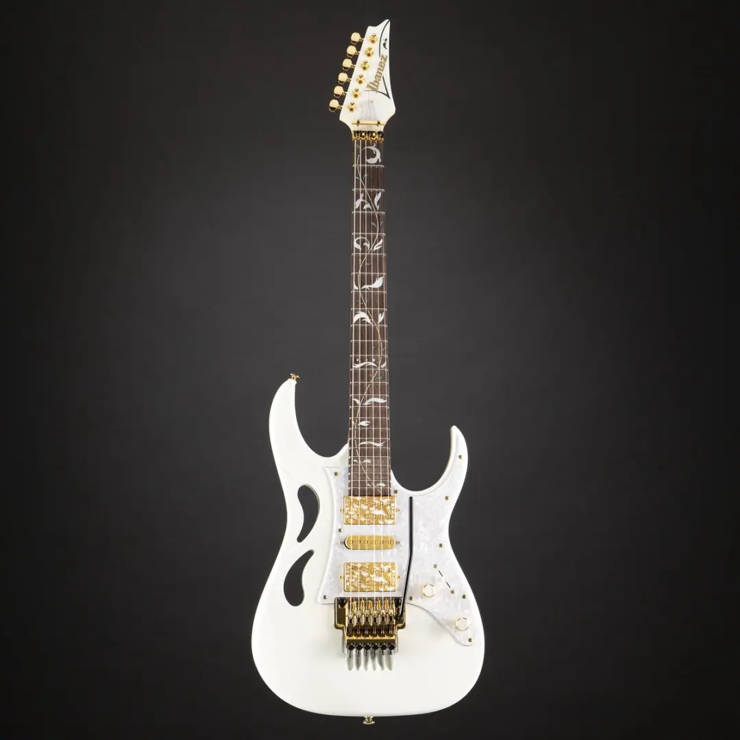 Ibanez Steve Vai PIA3761 Stallion White Elektrische Gitaar