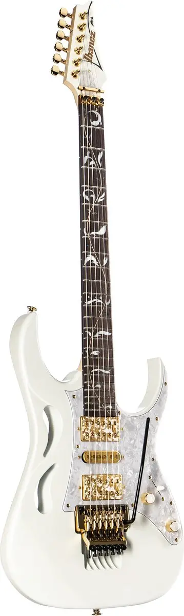 Ibanez Steve Vai PIA3761 Stallion White Elektrische Gitaar