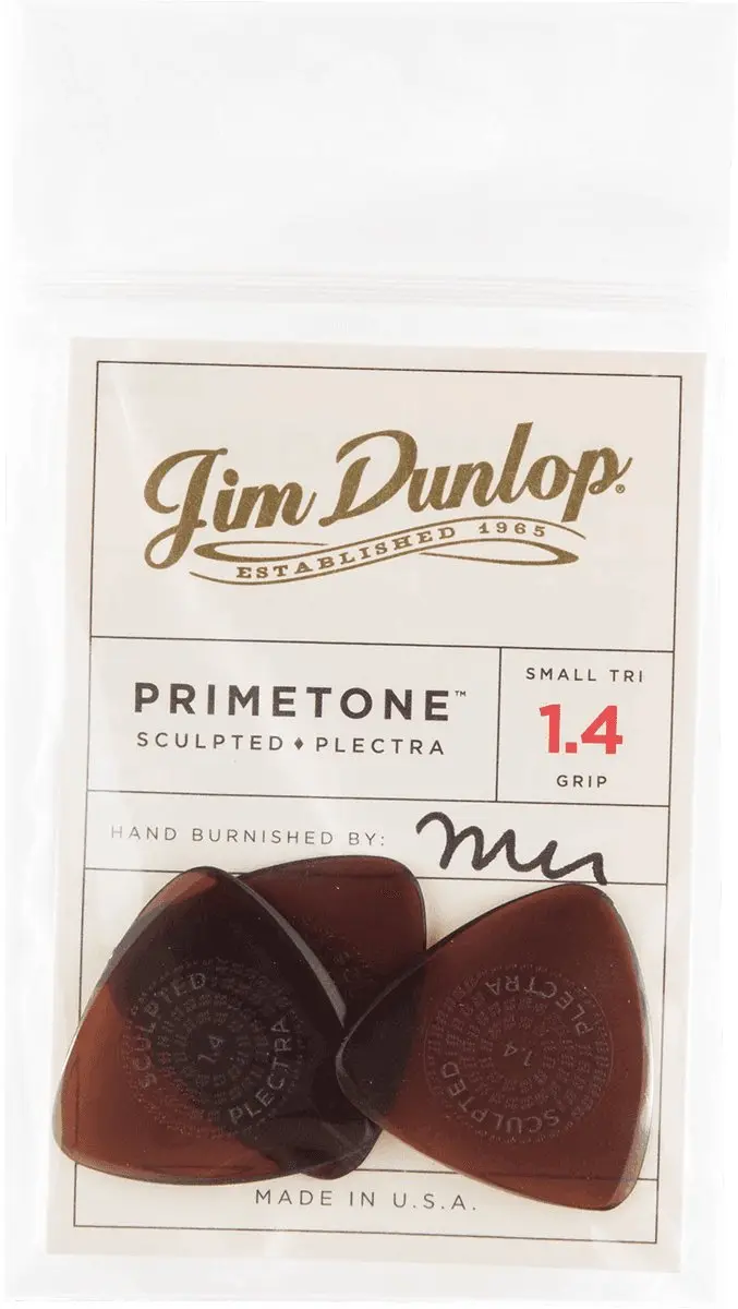 Dunlop Primetone Plectrum Small Tri 1.40mm - 3 Stuks