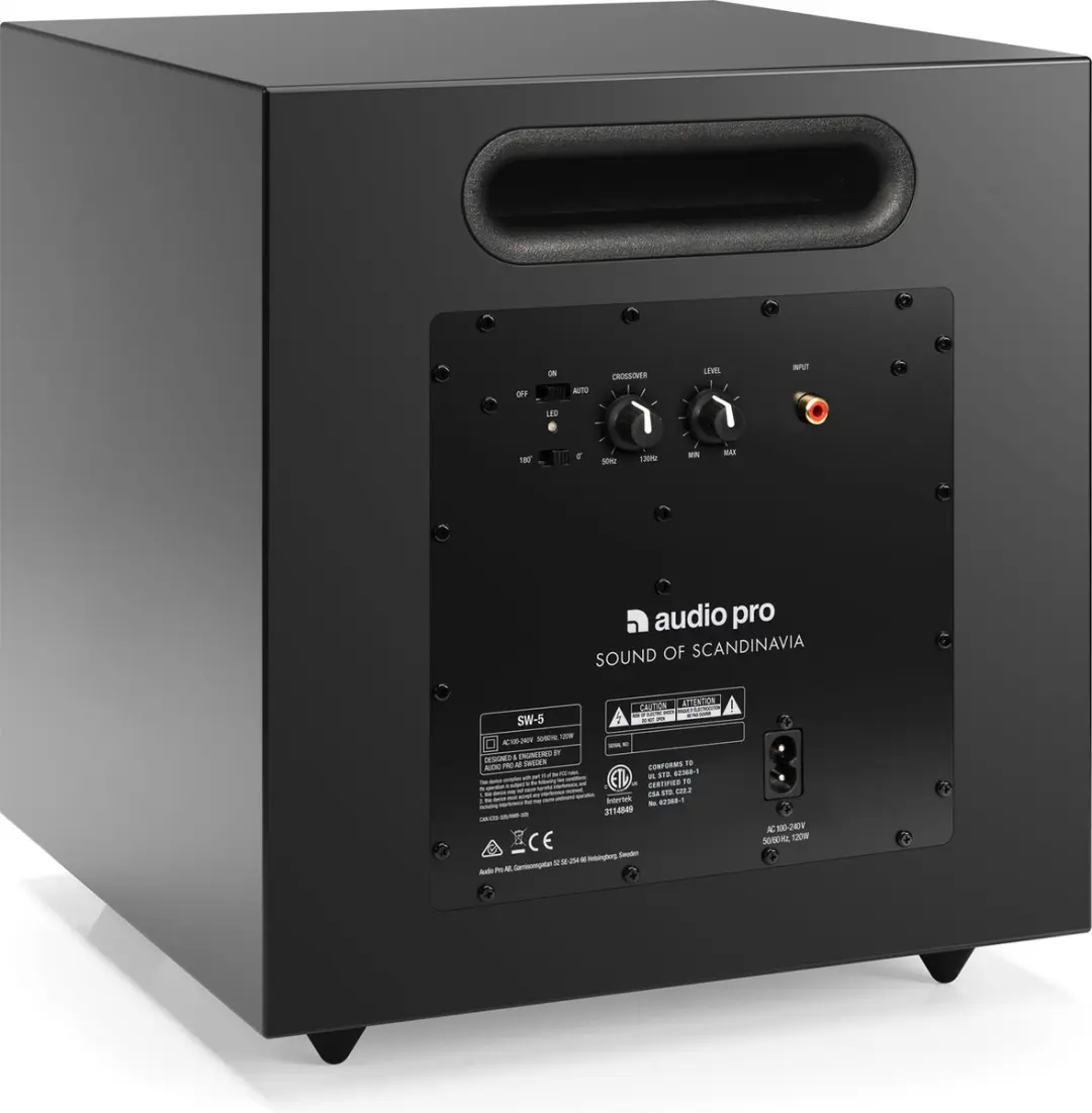 Audio Pro SW-5 Actieve Subwoofer 150W - 8" - Zwart