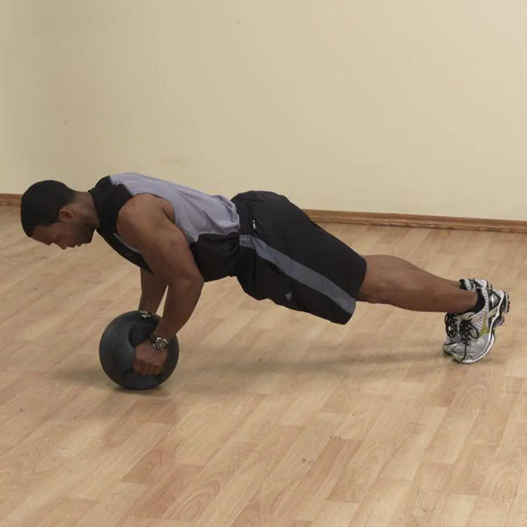 Body-Solid Medicine Ball Dual Grip 7,2kg - Zwart