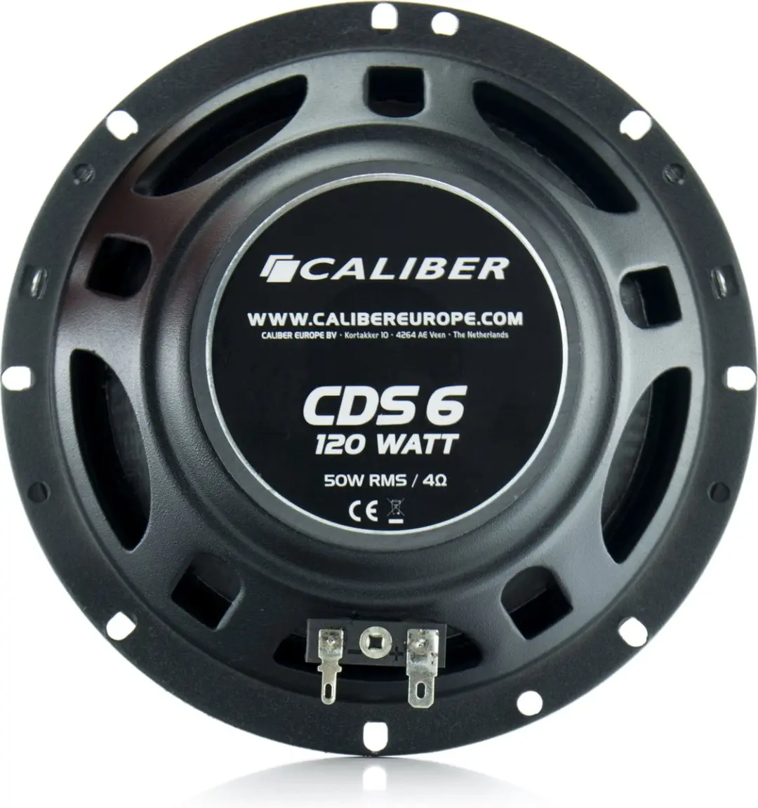 Caliber CDS6 Coaxiale Autospeakers 240W - 16,5cm - Zwart