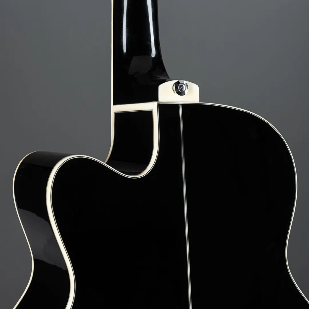 Ibanez AEB8E Black Akoestisch-Elektrische Basgitaar - 4 Snaren