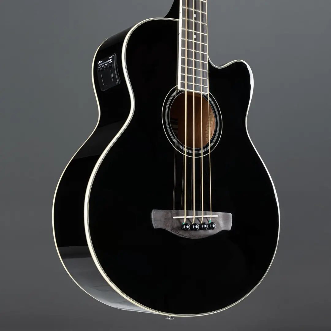 Ibanez AEB8E Black Akoestisch-Elektrische Basgitaar - 4 Snaren