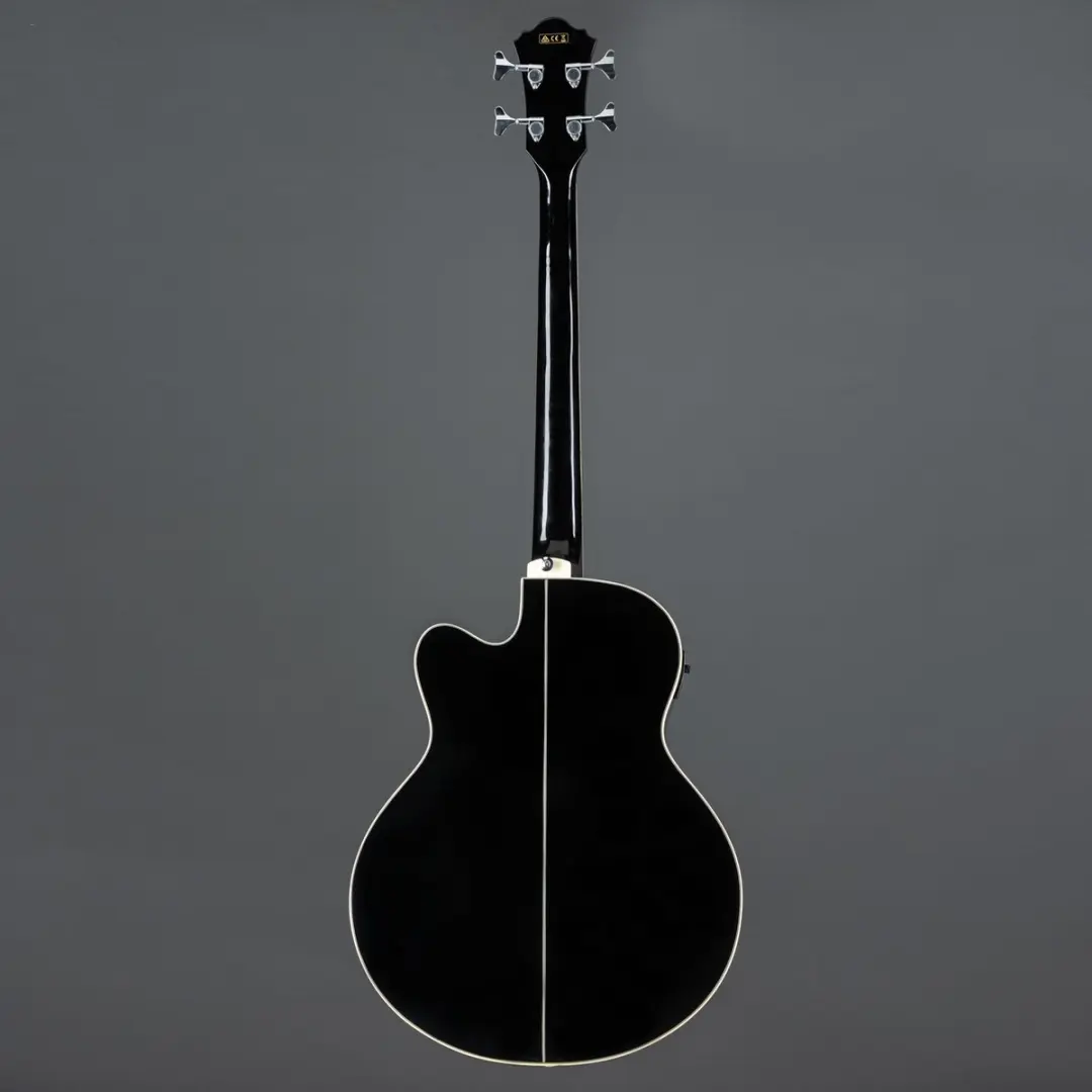 Ibanez AEB8E Black Akoestisch-Elektrische Basgitaar - 4 Snaren