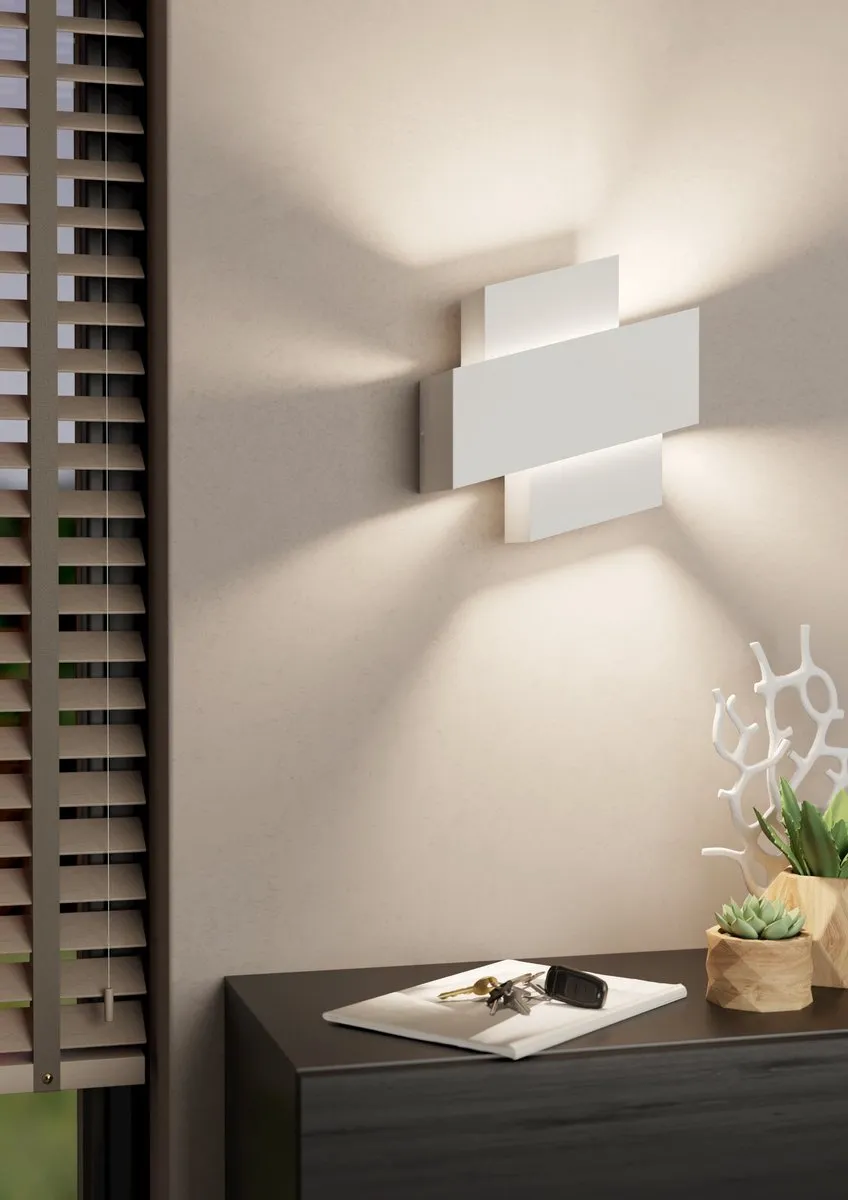 Eglo Timparossa Wandlamp E27 - 25,5 cm - Wit