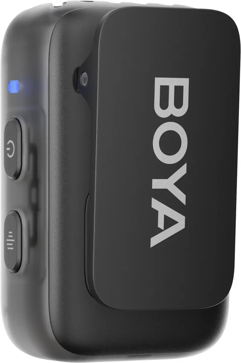 Boya BOYAMIC 2-02 Draadloze Microfoonset - 32-bit Float - 8GB - Zwart - afbeelding 6 van 6