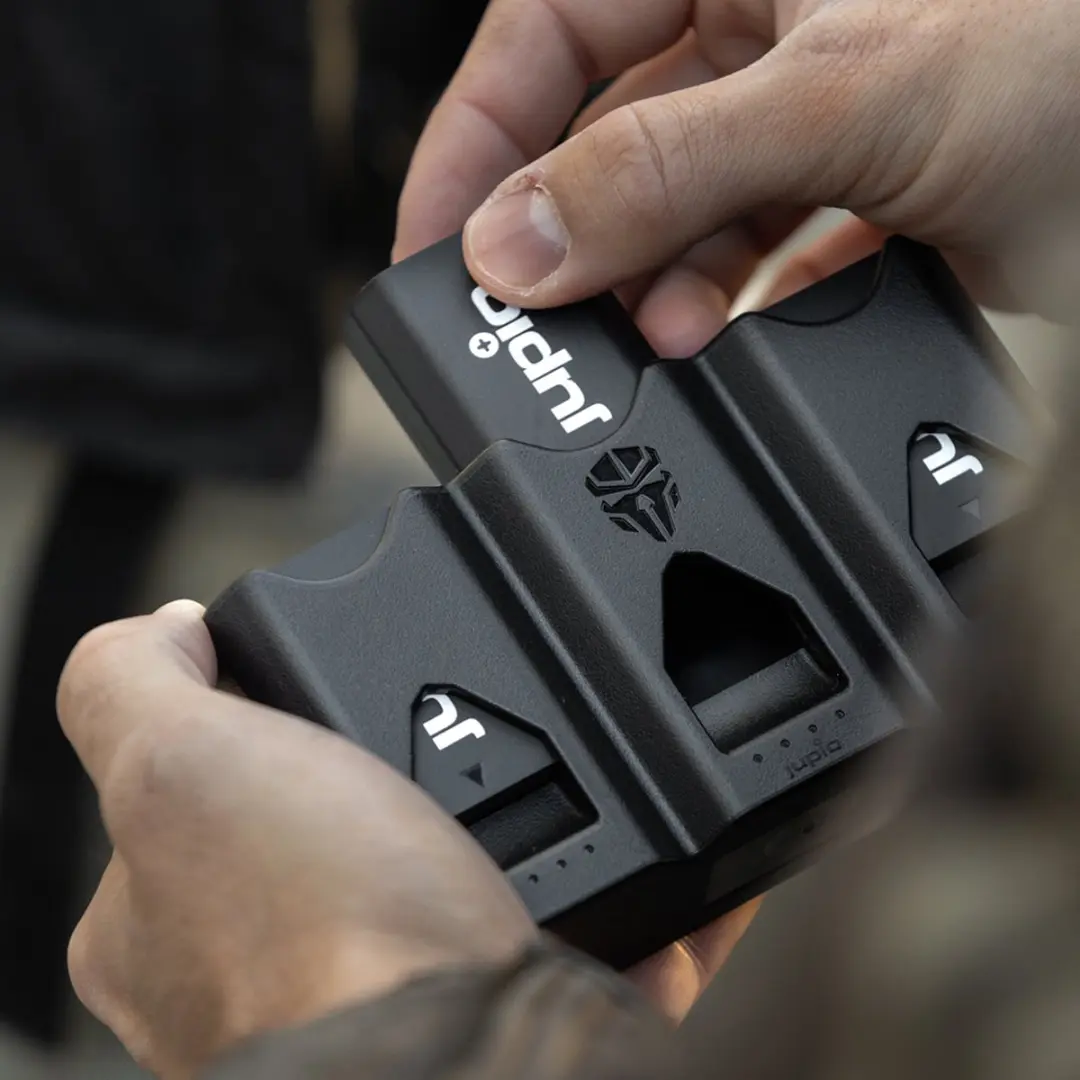 Jupio Pr1me Gear Tri-Charge EN-EL15 - Nikon Systeemcamera - Zwart