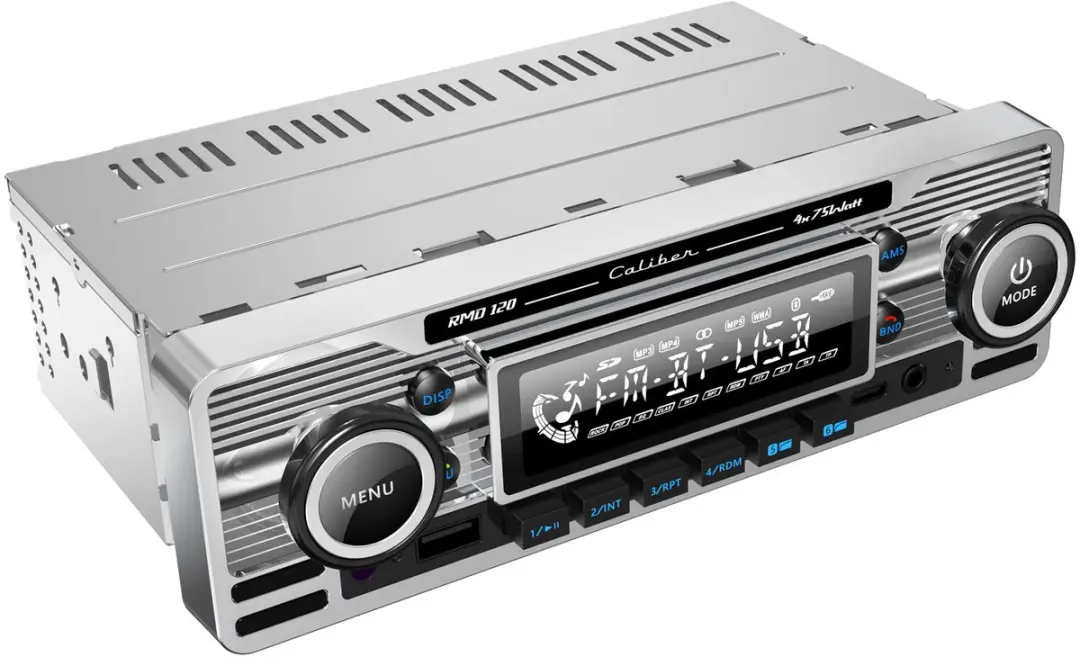 Caliber RMD120BT Autoradio - Bluetooth - 1 DIN - Chrome - afbeelding 6 van 6