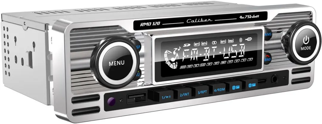 Caliber RMD120BT Autoradio - Bluetooth - 1 DIN - Chrome