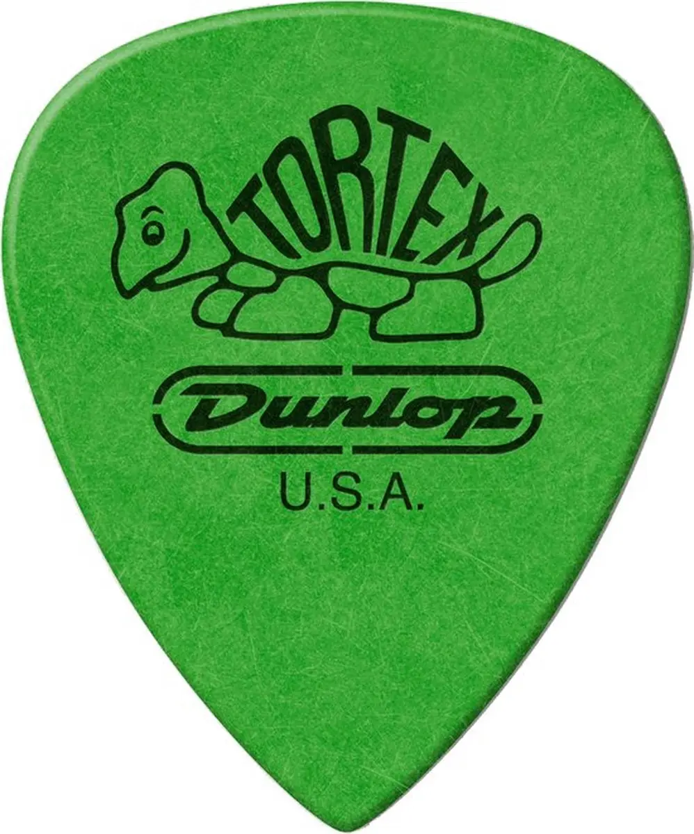 Dunlop Tortex III Plectrum 0.88mm - 12 Stuks Lichtgroen