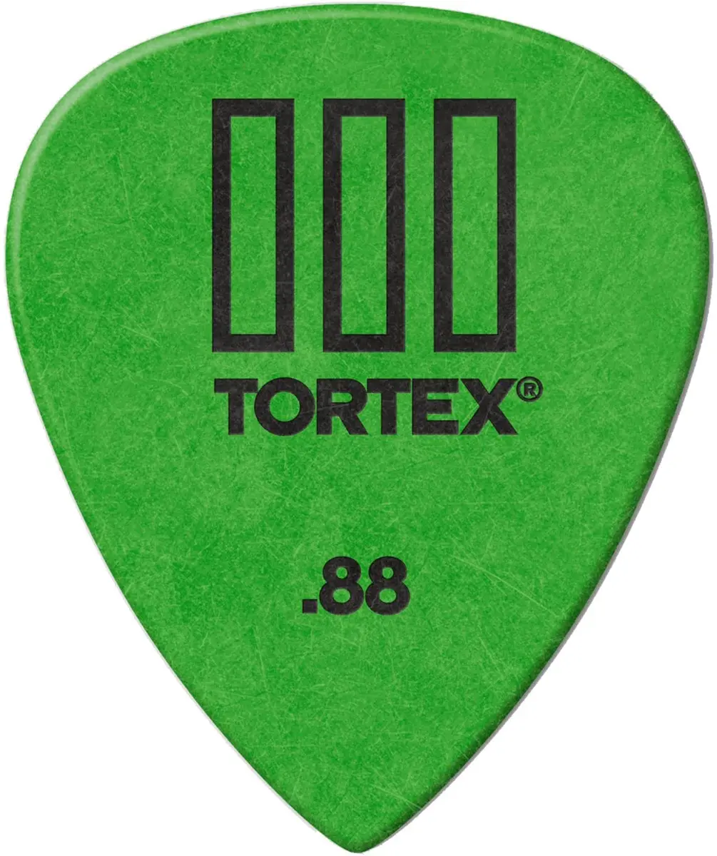 Dunlop Tortex III Plectrum 0.88mm - 12 Stuks Lichtgroen