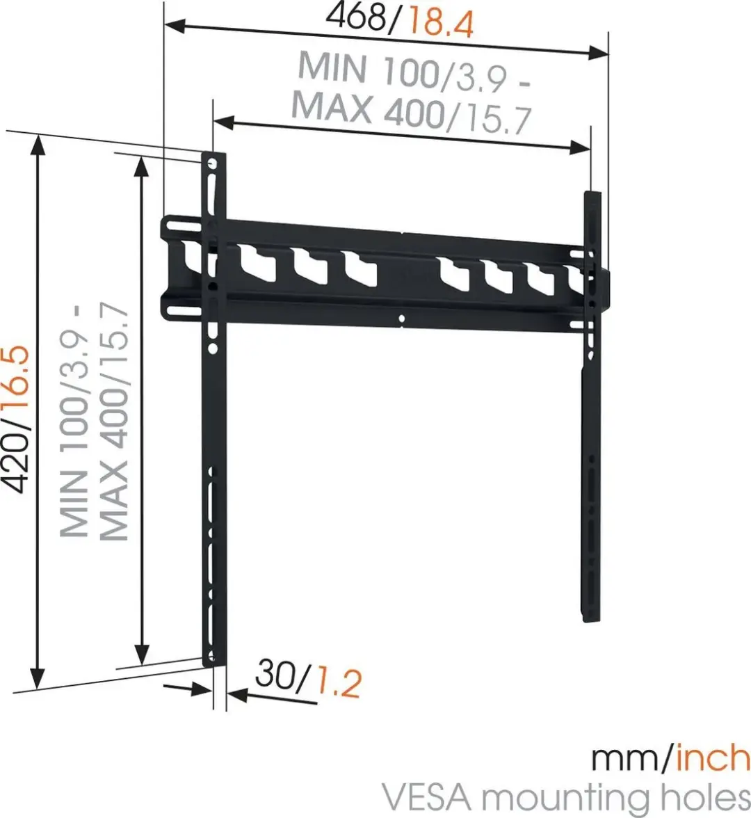 Vogel's MA3000 TV Beugel - 65" Zwart