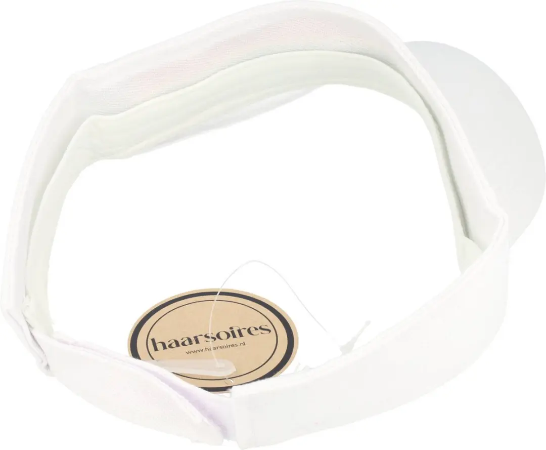 Haarsoires Zonneklep One Size - Wit