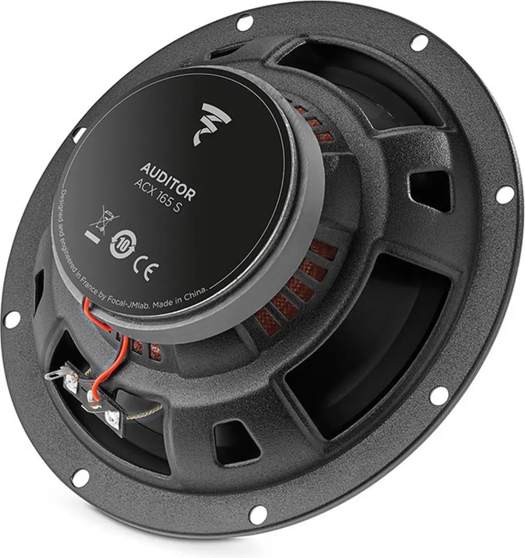 Focal ACX165S Autospeakers - 16,5cm 2-weg Coaxiaal - Zwart