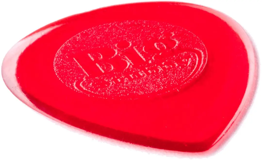 Dunlop Jim Dunlop Big Stubby Plektrum 1.00mm - 6 Stuks - Rood Transparant
