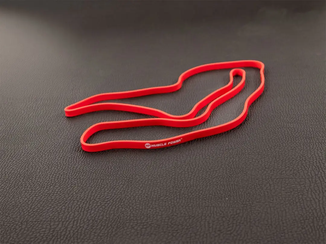Muscle Power Power Band Extra Licht - Rood