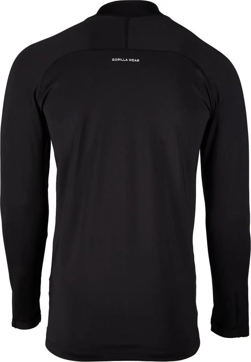 Gorilla Wear Hamilton Hybrid Longsleeve - Zwart 3XL